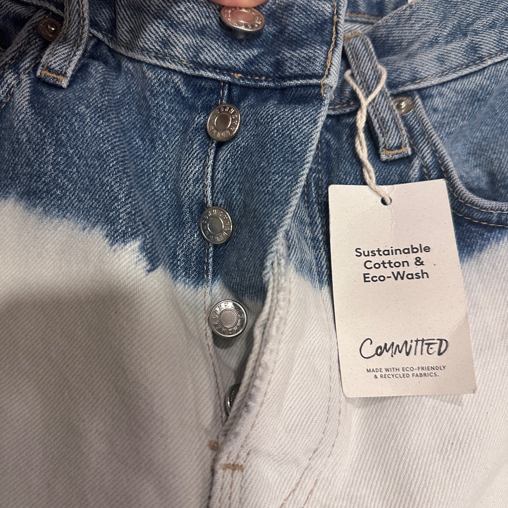 MNG denim mid rise regular straight woman’s size 4 jeans - Picture 6 of 7